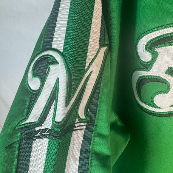 MLB Milwaukee Brewers Stitches Athletic Gear Full Zip Jacket Size Large Baseball - Picture 3 of 9